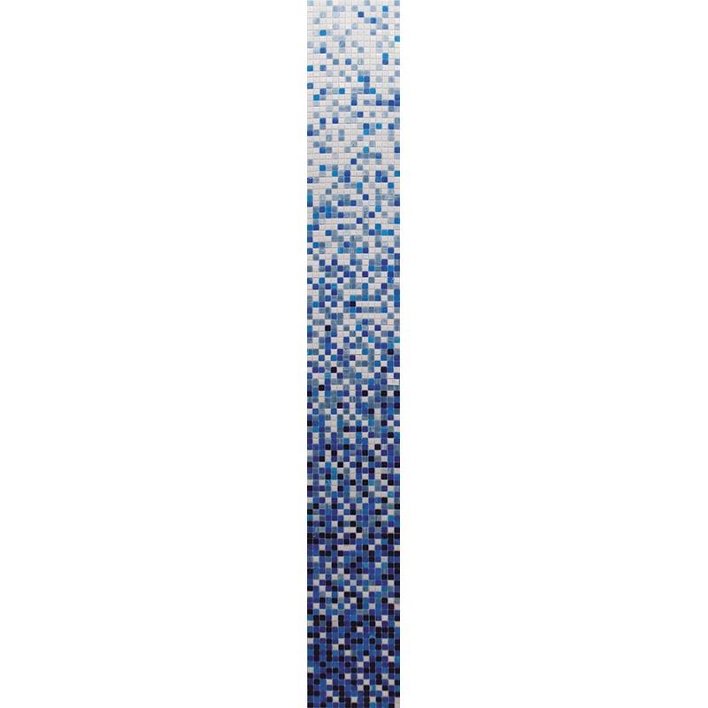 Mir Mosaic, Alma Tiles, Degrades 0.8" Collection, Multi-color, 12.9" x 12.9"