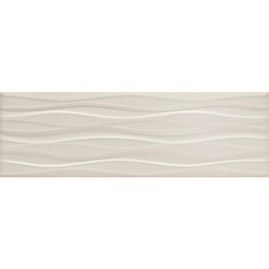 American Olean Ceramic Multi Wave Wall Tile, Visual Impressions Collection, Multi-Color ,8x24