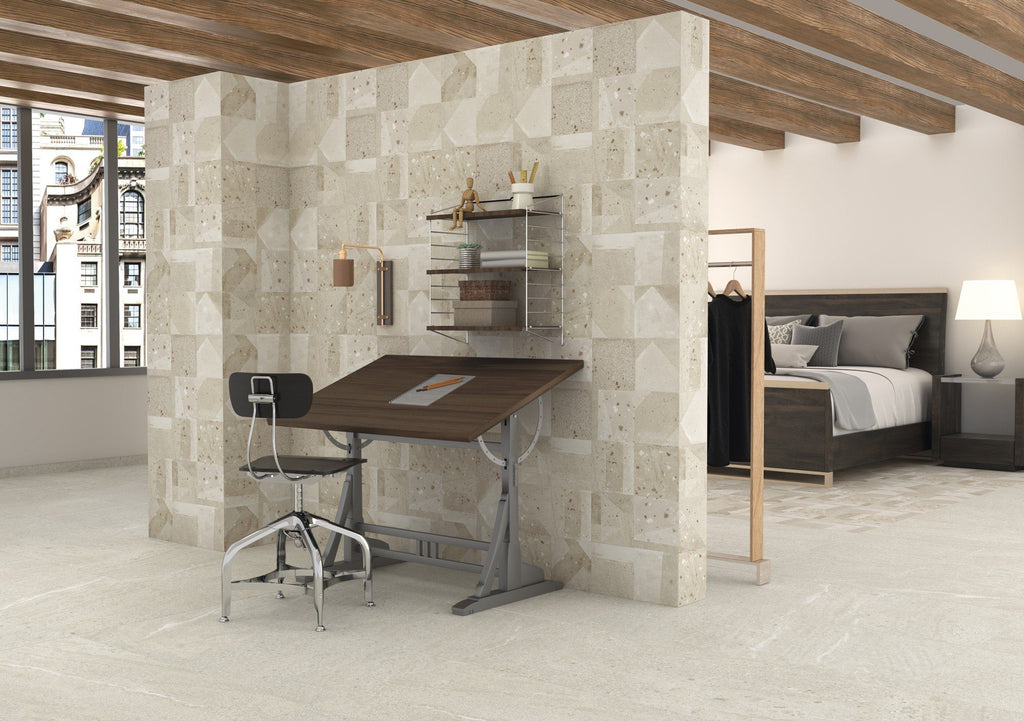 DUNE Wall and Floor Tiles, Ceramics, Rodapie Rec, Multi-color, 3.7” x 23.6”