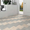 Wow Floor and Wall Tiles, Puzzle Collection, Puzzle Elle Floor, Multi Color, 7"x7"