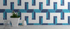 WOW Wall Tiles, Blanc et Bleu Collection, Square Wall Decor