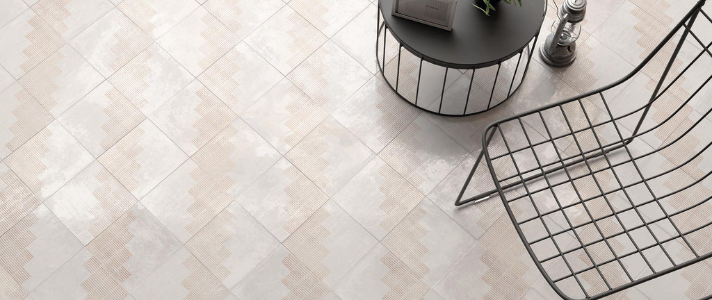 WOW Floor Tiles, Mestizaje Collection, Chateau Lines, Multi Color