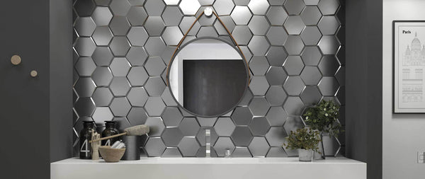 WOW Wall Tiles, Metallic Edition, Mini Hexa Contract