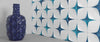WOW Wall Tiles, Blanc et Bleu Collection, Leaf Wall Decor