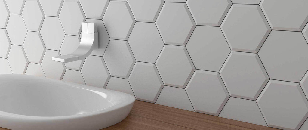 WOW Wall Tiles, Subway Lab Collection, Mini Hexa, Multi Color