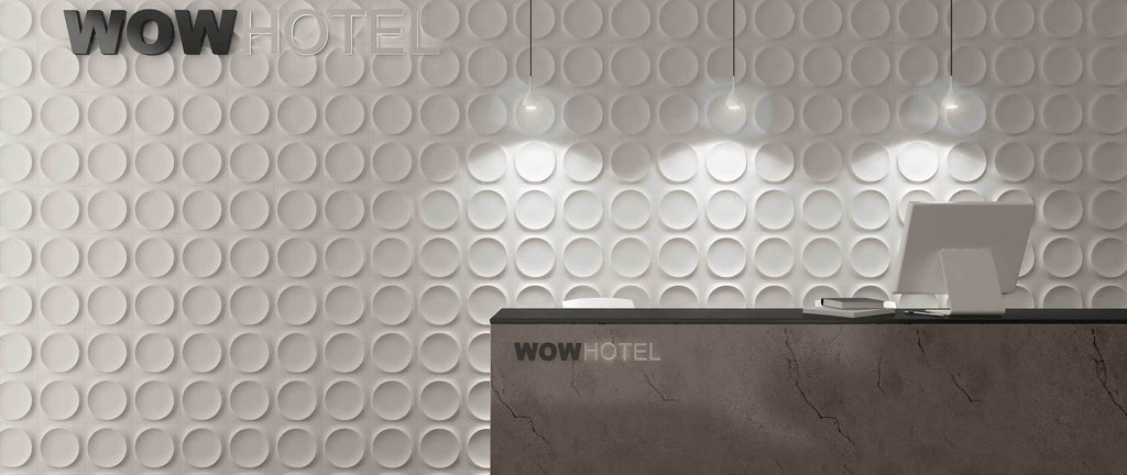WOW Wall Tiles, Wow Collection, Moon L, Multi Color, 10"x10"