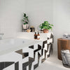 Wow Floor and Wall Tiles, Duo Collection, Duo Edge, Multi Color, 0.31”x6”