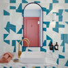 Wow Floor and Wall Tiles, Duo Collection, Duo, Multi Color, 6"x6"