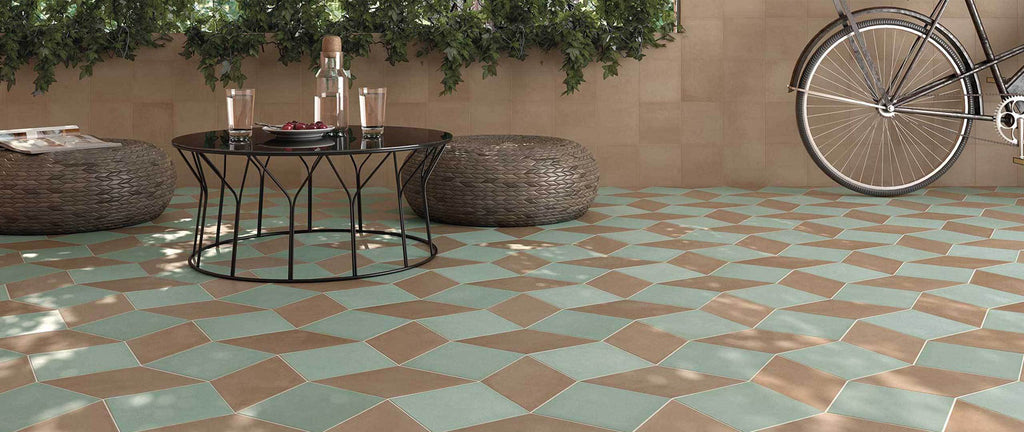 WOW Floor & Wall Tiles, Mud Collection, Mud, Multi Color