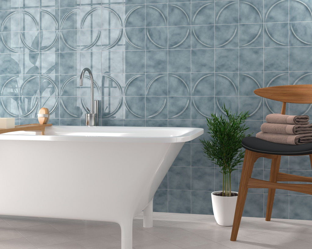 DUNE Wall and Floor Tiles, Ceramics, Tarantela, Multi-Color, 5.9″ x 5.9″