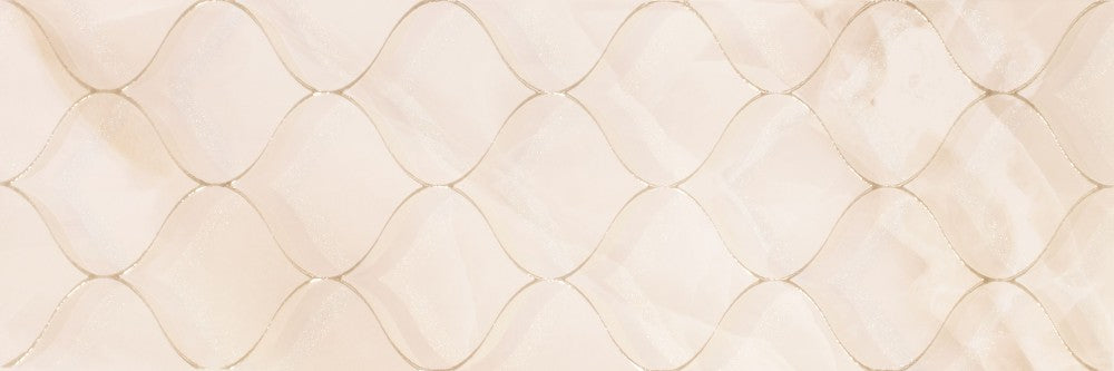 DUNE Wall and Floor Tiles, Ceramics, Arabesque Light, 11.8″ x 35.4″