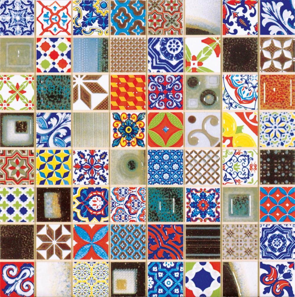 DUNE Mosaics, Ceramics, Artisan, 11″ x 11″