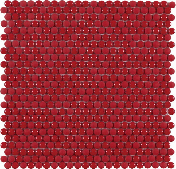 DUNE Mosaics, Glass, Dots Red, 11.1″ x 11.2″