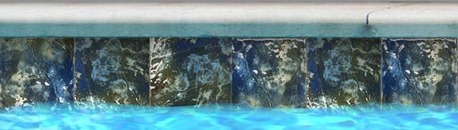 Fujiwa Pool Tiles, Eros 600 Series, Multi-color, 6" x 6"