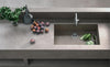 FORTE, Porcelain Slab, Cemento Inspired Collection, Industrial Grey, 126" x 63"