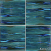 Fujiwa Pool Tiles, Kawa Series, Multi-color, 6" x 6"