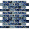 Fujiwa Pool Tiles, Licata Series, Multi-color, 1" x 2"