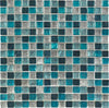 DUNE Mosaics, Glass, Lyra-dk, 11.7″ x 11.7″