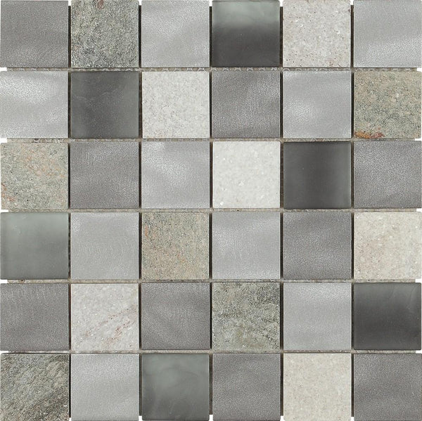 DUNE Mosaics, Other materials , Magma Grey, 11.7″ x 11.7″