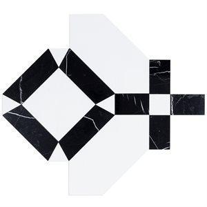 Soho Studio WaterJet Tiles, MJ Immaculata, Multi-Color, 16x16