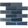 Soho Studio Glass Tile, Newbev Bricks, Multi-color, 12x13