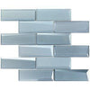 Soho Studio Glass Tile, Newbev Bricks, Multi-color, 12x13