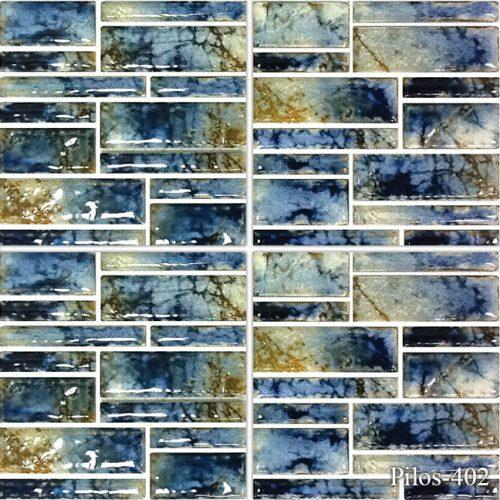 Fujiwa Pool Tiles, PILOS Random Pattern Series, Multi-color, Random