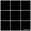 Fujiwa Pool Tiles, Prima Series, PRIMA-311 (Jet Black), 4" x 4"