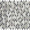 American Olean Chain-Linked Glass Mosaic Tile, Renewal Collection, Multi-Color, 11x12