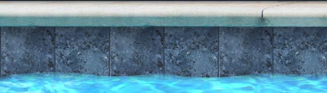 Fujiwa Pool Tiles, Sekis Series, Multi-color, 6" x 6"