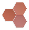 Wow Floor and Wall Tiles, Six Collection, Six Hexa, Multi Color, 5.5”x6.3”