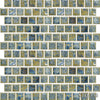 Fujiwa Pool Tiles, Stq Series, Multi-color, 1" x 1"