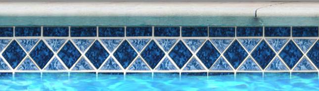 Fujiwa Pool Tiles, Tilis Series, Multi-color, 6 x 13-3/4