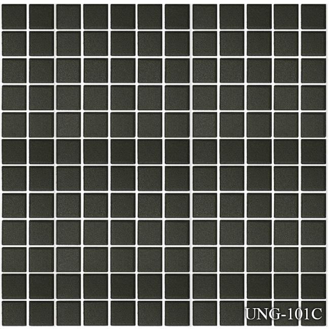 Fujiwa Pool Tiles, Unglazed 100 Series, Multi-color, 1" x 1"