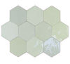 Wow Wall Tiles, Zellige Hexa Collection, ZELLIGE HEXA, Multi Color,  4”x5