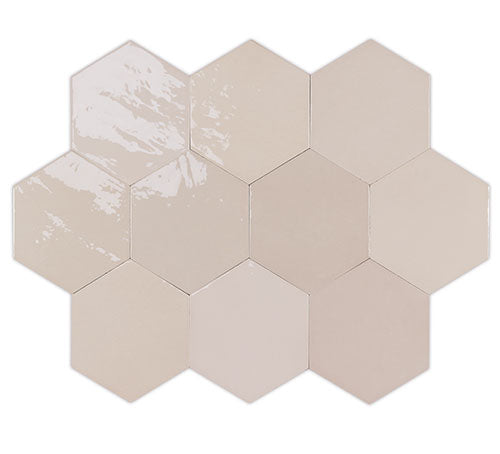 Wow Wall Tiles, Zellige Hexa Collection, ZELLIGE HEXA, Multi Color,  4”x5