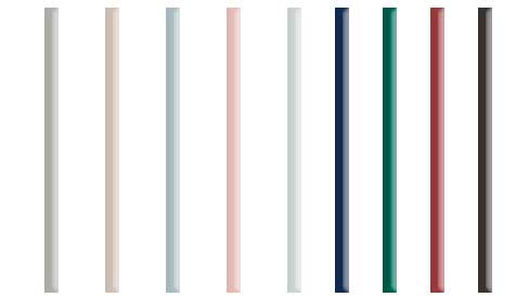 Wow Wall Tiles, Zellige Hexa Collection, Zellige Hexa Rounded Edge, Multi Color, 0.43” x 7”